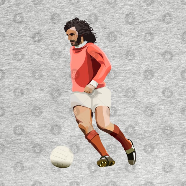 Legend George Best by Webbed Toe Design's